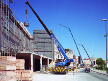 Izado de equipos, Grancasa (Zaragoza)